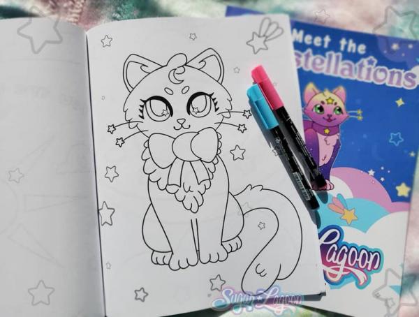 Catstellations Coloring Book picture