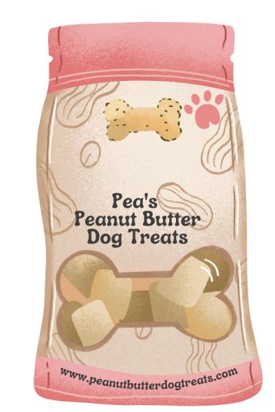 Pea's Peanut Butter Dog Treats