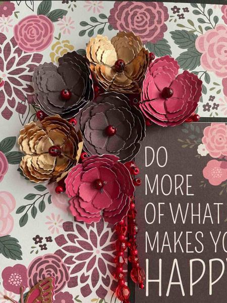 "Do More Of What Makes You Happy" Scrapbook Album picture