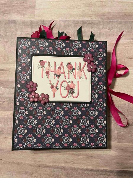 "Thank You" Scrapbook Album