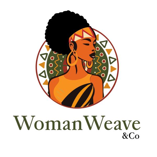 Women weave baskets