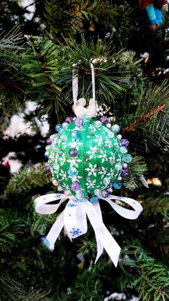 Snowflake Bauble Christmas Ornament picture