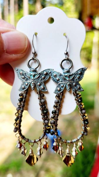 September By The Sea Butterfly Earrings