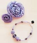 Purple Polka Dot Bracelet