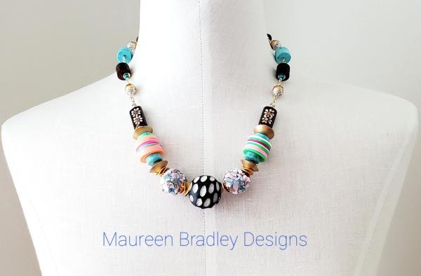 Brown and Turquoise Necklace picture