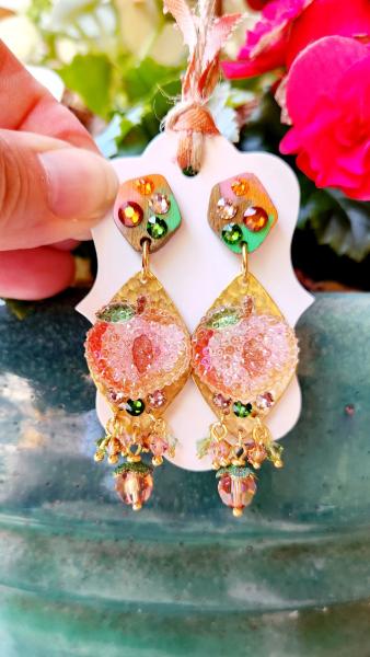 Fuzzy Navel Earrings