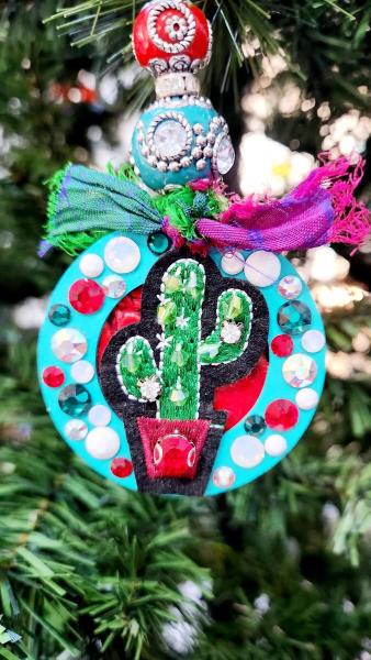 Christmas Cactus Ornament