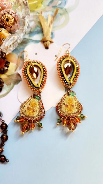 Pear Brandy Earrings