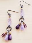 Shades of Purple Earrings