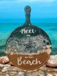 Wood Beach theme Cutting Board