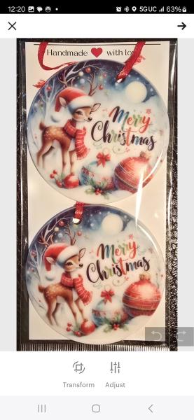 Ceramic Christmas ornaments picture