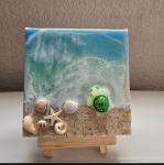 Beach theme Mini canvas