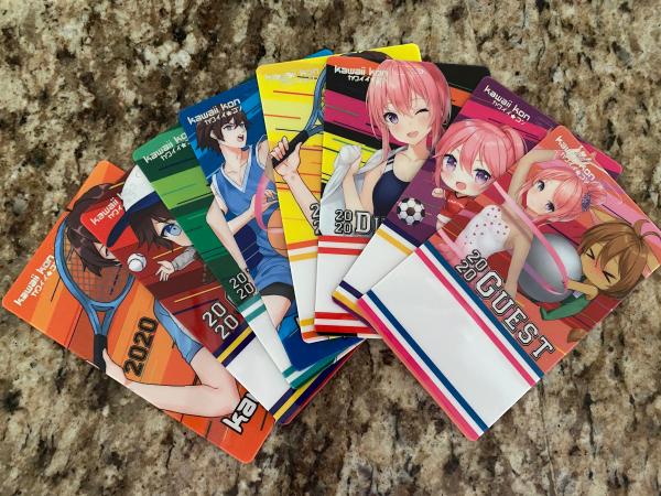 VIP - Full Set of Kawaii Kon 2020 Badges picture