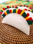 Felt crinkle taco cat toy | Eco-Fi felt toys for cats | natural catnip essence | handmade in USA | fun playtime gift for cats & their humans