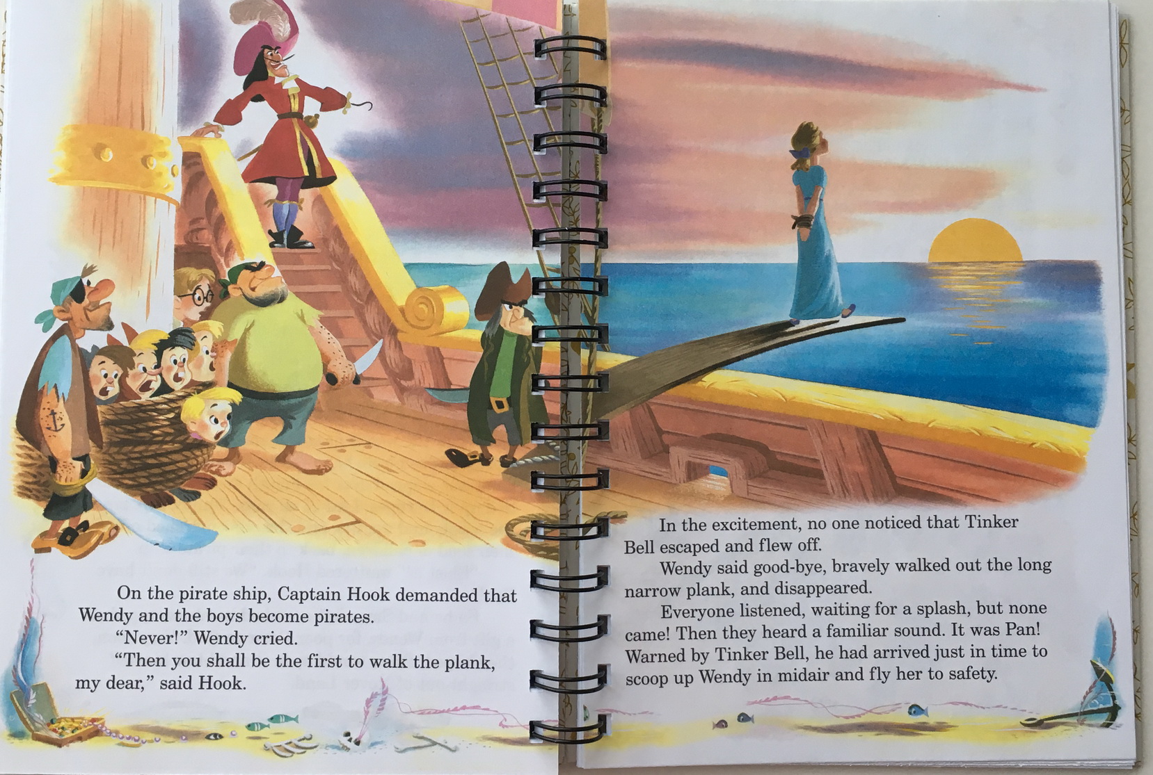 peter pan storybook disney traditions