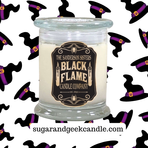 Black Flame candle- Hocus Pocus