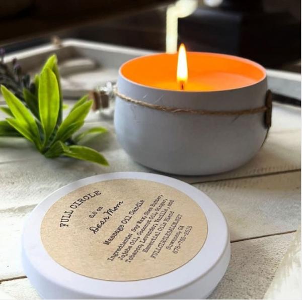 Dear Mom Massage Candle