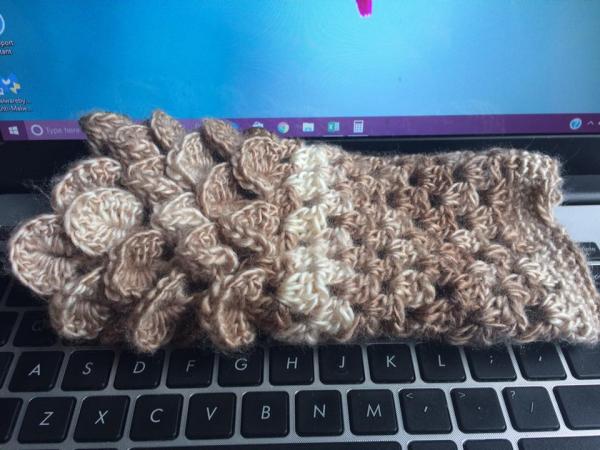 Dragonscale Fingerless Gloves picture