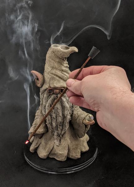 Whimsical Wizard Incense Burner picture