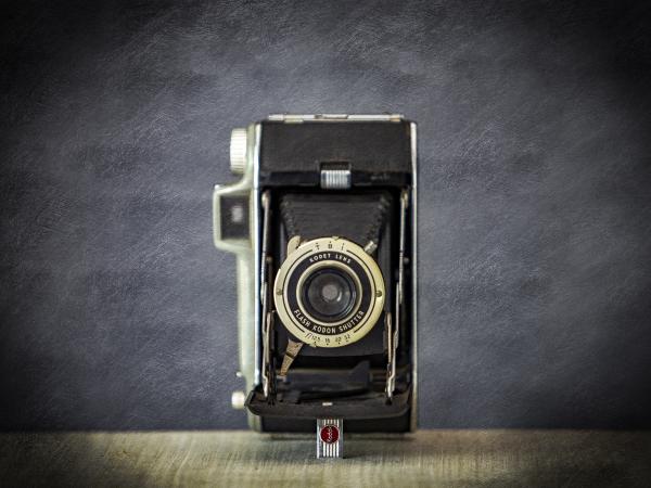 Vintage Kodak Tourist Camera, Front picture