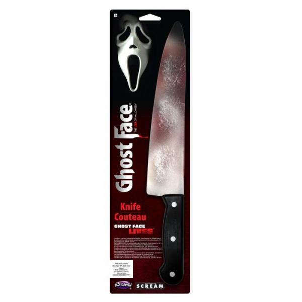 Ghost Face® 15" Bloody Butcher Knife picture