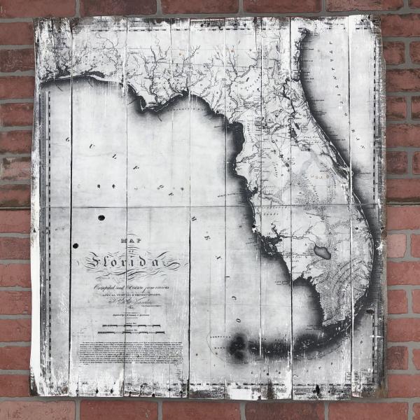 Old Florida Map 1823 - 32x36"