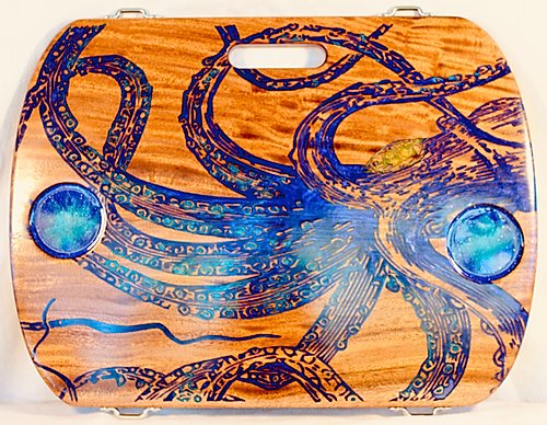 Purple Octopus Beach Table picture