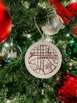 EMPLOYEE ONLY: Lawrenceville Wood Ornaments