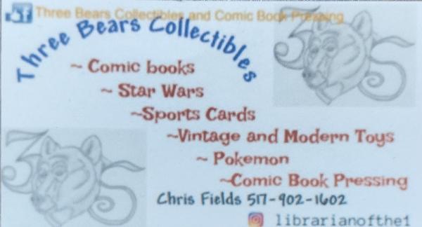 Three Bears Comics and Collectibles