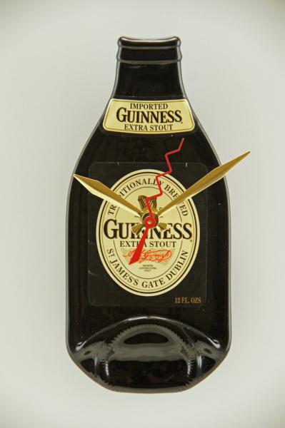 Recycled Guinness Bottle Clock. picture