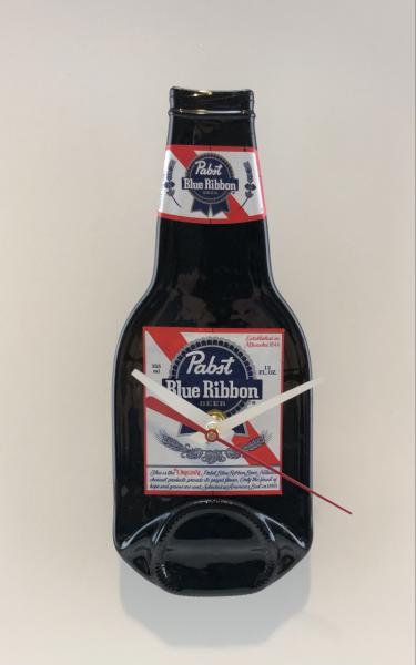 Recycle Pabst Blue Ribbon Beer Clock picture