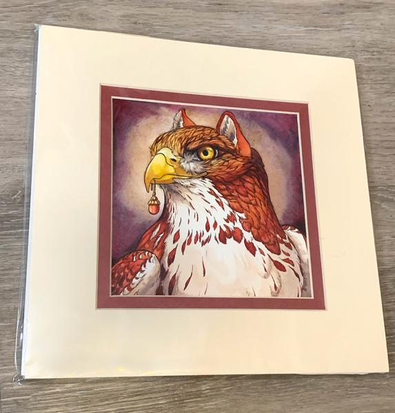 Bauble - Original Gryphon Watercolor Painting picture
