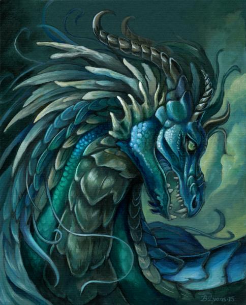 Zephyr - Blue Dragon Print picture