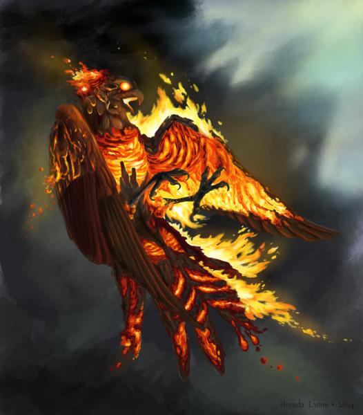 Molten Firebird - Print - Phoenix picture