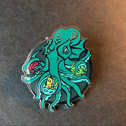 Roll of Cthulhu - Enamel Pin picture