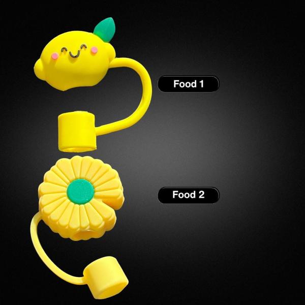 Fun Straw Toppers | Ready to Ship | Anime, Cutesy, Kawaii themed | Fits Most Straw Sizes | BPA-Free & Reusable