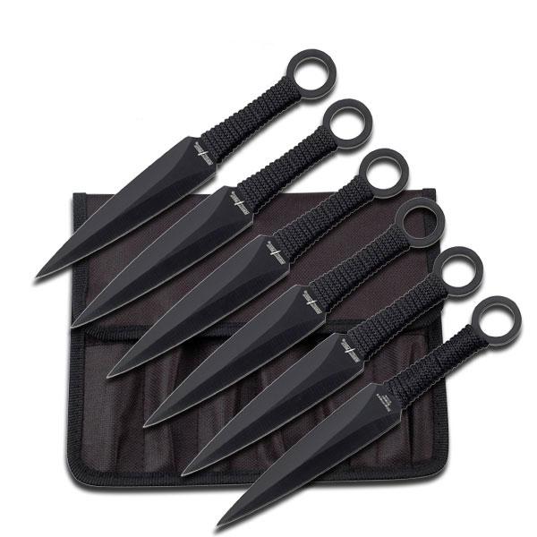 Black Throwing Knife Set (6) picture