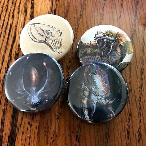 Pin Set - Tentacles and Teeth (includes shipping*)