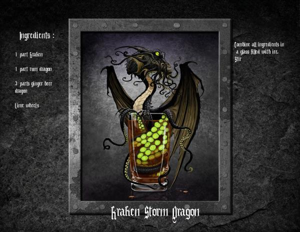 Drinks & Dragons Mixology 2025 Calendar picture