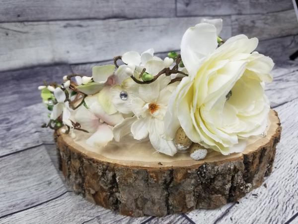 Flower Crown, Ivory bridal picture