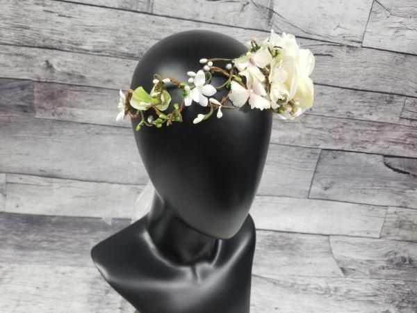 Flower Crown, Ivory bridal picture