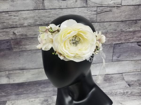 Flower Crown, Ivory bridal picture