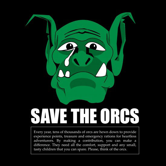 Save the Orcs Shirt picture