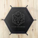 Let the Dice Decide!  Dice Tray- Laser Engraved " D20 Design