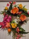 Lemon and Orange Wreath