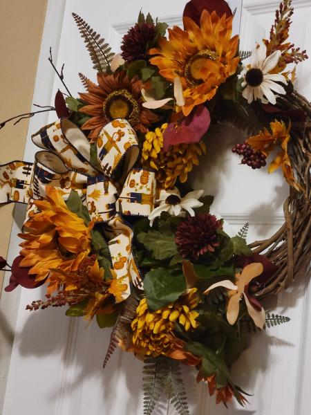 DOUBLE DOOR FALL WREATHS picture