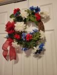 Red White and Blue Wreath