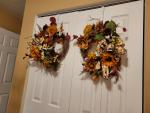 DOUBLE DOOR FALL WREATHS