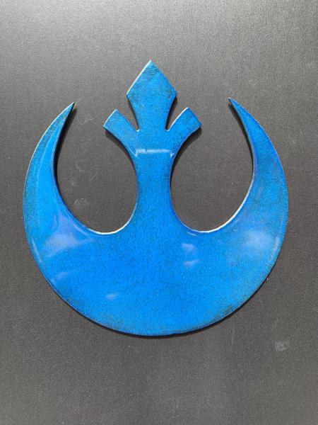 Star Wars Rebel Alliance Metal Art, Small Blue