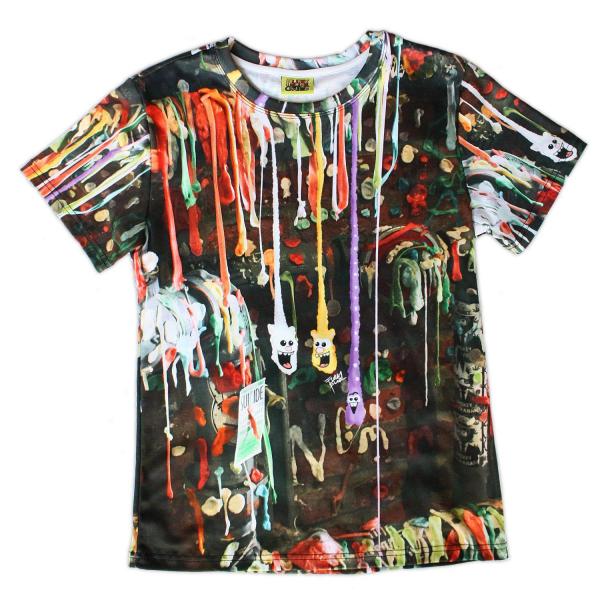 All-Over Print Gumwall Photollustration Cotton Tee picture